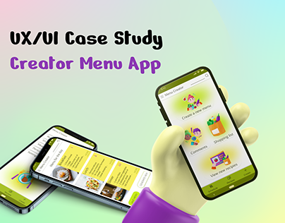 UI/UX | Creator Menu App | Case Study