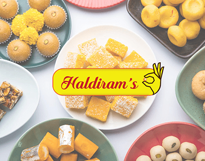 Haldiram's logo Development
