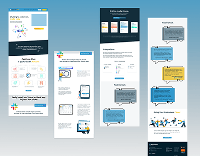 Captivate Chat Landing Page