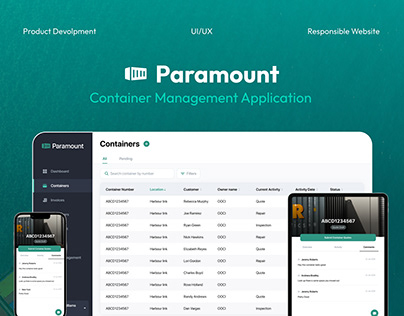Paramount - Container management application