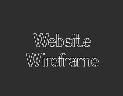 Wireframe For Retail Website