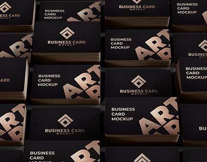 Elegant and luxury stack business card