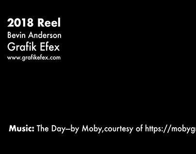 Bevin Anderson—Demo Reel 2018