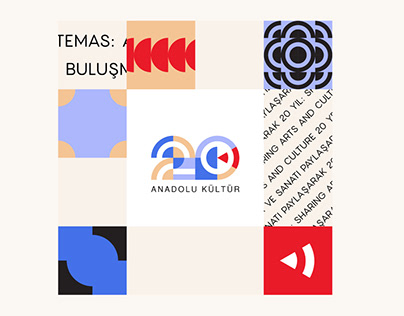 Anadolu Kültür 20th Year Identity Design (2022)