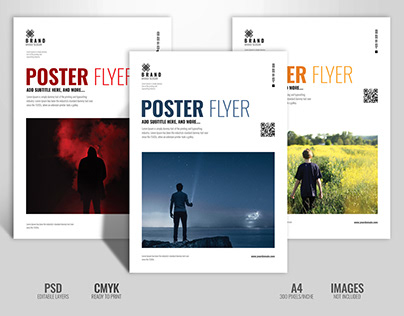 Free PSD flyer and poster layout