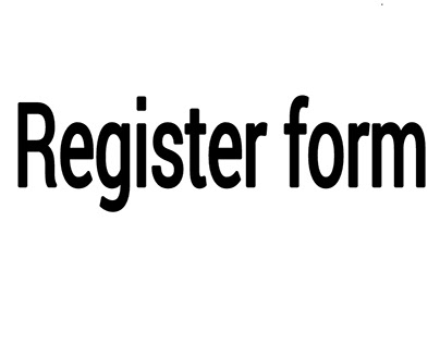 Register form exercise