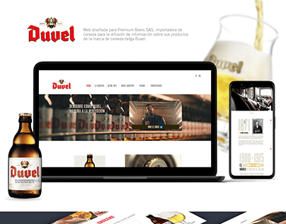 Diseño web Duvel Colombia