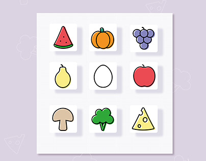 LINEAR FOOD ICONS