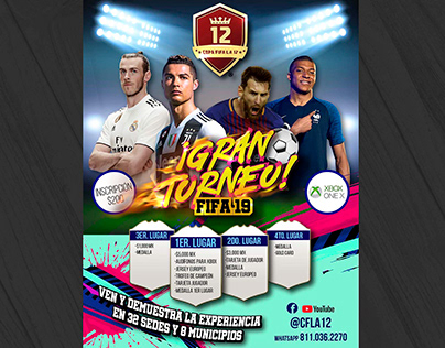 Diseño de Imagen Torneo Oficial FIFA Copa La 12