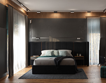 bedroom interior visualization