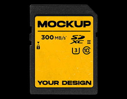 SD Card Mockup - FREE