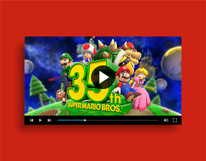 Super Mario 35th Anniversary | Banner (Studential)