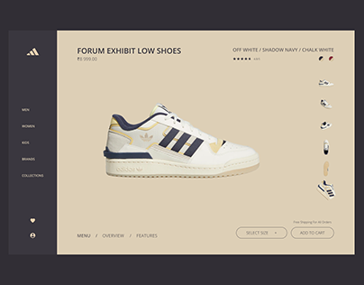 Adidas Product Page Concept (Re-design)