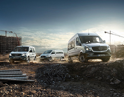 Mercedes Benz Vans - Full CGI Vehicles