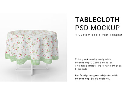 NEW FOR CREATIVE MARKET 5 - TABLECLOTH