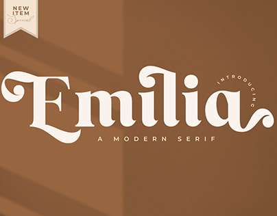 Emilia Typeface