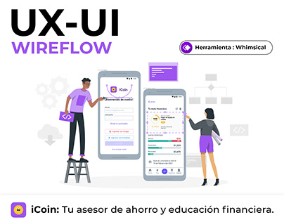 iCoin | UX/UI - Wireflow