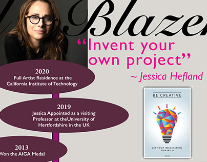 Graphic Artist Biographical Poster of Jessica Helfand