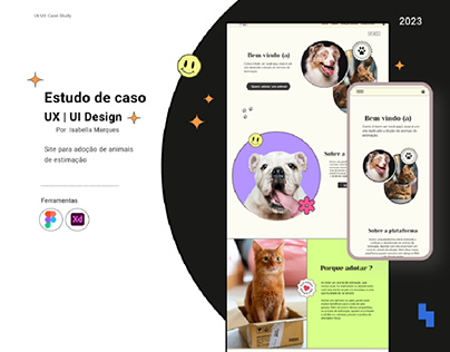 Project thumbnail - Pet's zaria - UX / UI Design | Case study