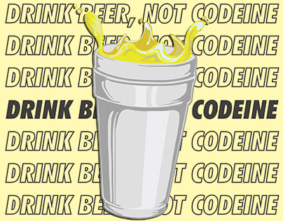 Drin beer, not codeine
