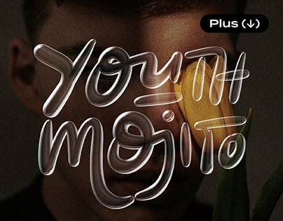 Youth Mojito 3D SVG Font