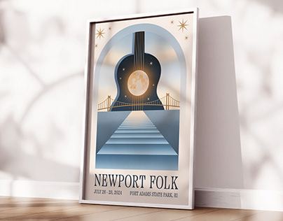 Music Festival Poster Design - Newport Folk