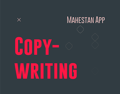 Copywriting for Mahestan App
