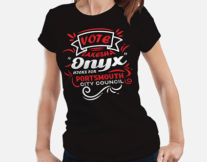 Vote LaKesha - Onyx Hicks T-shirt design