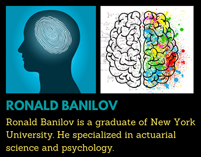Ronald Banilov - Actuarial Science and Psychology