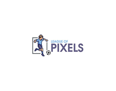 Logo Design for NFT called "League Of Pixels"