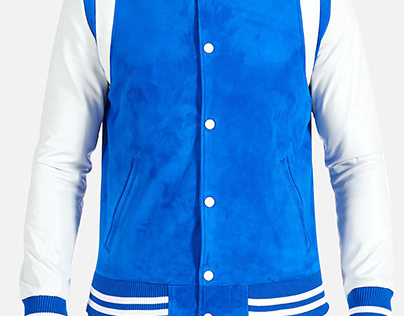 blue suede jackets