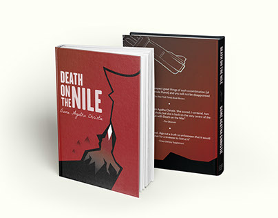 Agatha Christie Death on the Nile Book Cover Design
