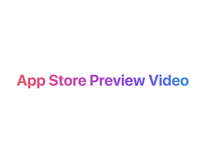 App Store Preview Video