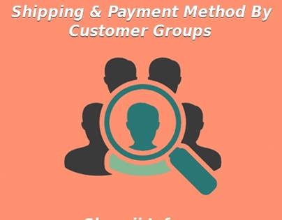 Shipping and Payment Method By Customer Groups Magento2
