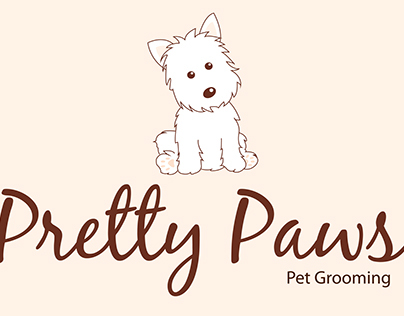 Pretty Paws Pet Grooming Logo