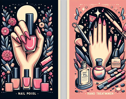 Poster design work for Nail polish