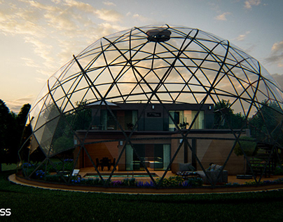 Geodesic Dome House project for Spherglass