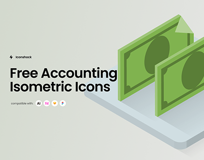 Free Accounting Isometric Icons