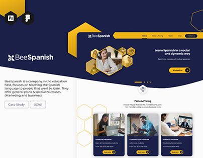 BeeSpanish (Study case) - Spanish Teachers website