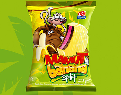 Mamut Banana Split Packaging Design
