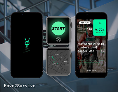 Sport Phone & Smart Watch App 'Move2Survive'