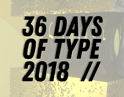 36 DAYS OF TYPE 2018