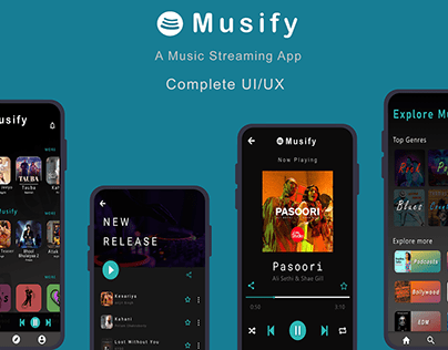 Musify - (Redesigning of Spotify)