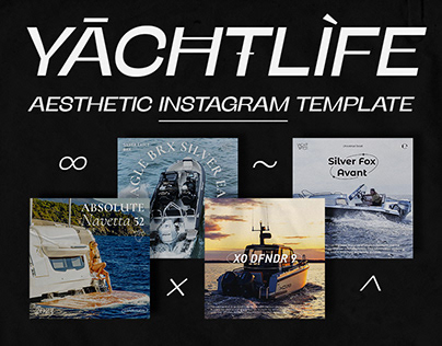 Yacht Club Instagram Post Template
