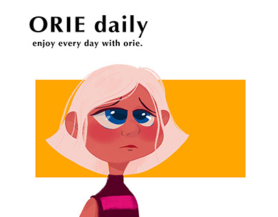 LINE Sticker Design : 貼圖設計ORIE daily