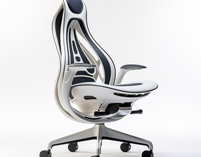 Streamlined ergonomic chair