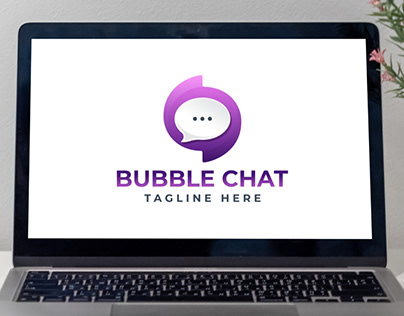 Colorful Bubble Chat Logo Template