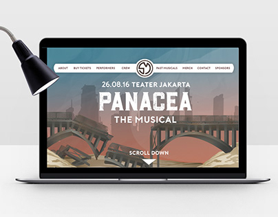PANACEA: The Musical | Web Design