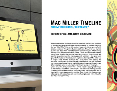 Mac Miller Interactive Timeline