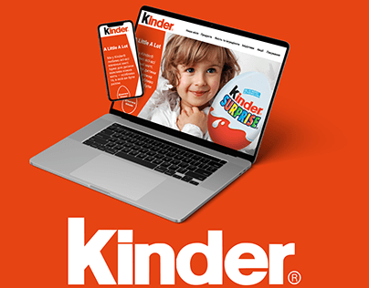Дизайн сайта для Kinder